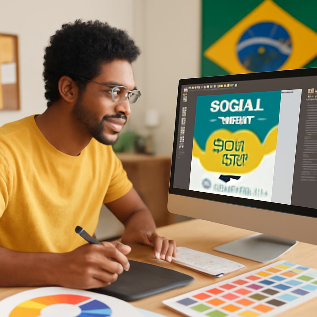 Designer Gráfico para Redes Sociais: Estratégias para Iniciantes no Brasil
